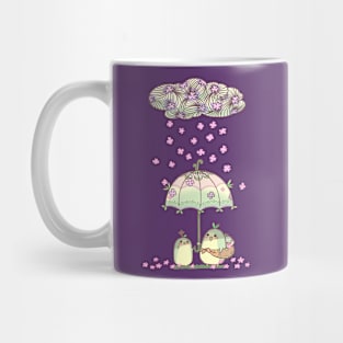 rain drops falling Mug